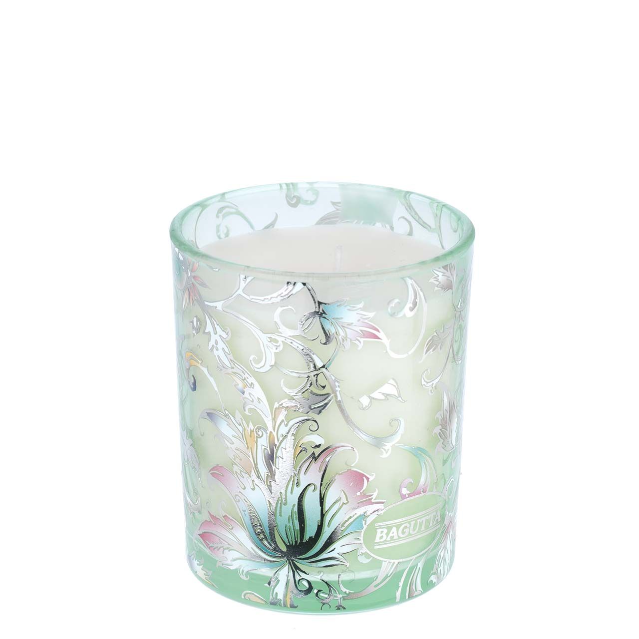 BICCHIERE CON CERA PROFUMATA 150gr - Foglie verde Lavanda

